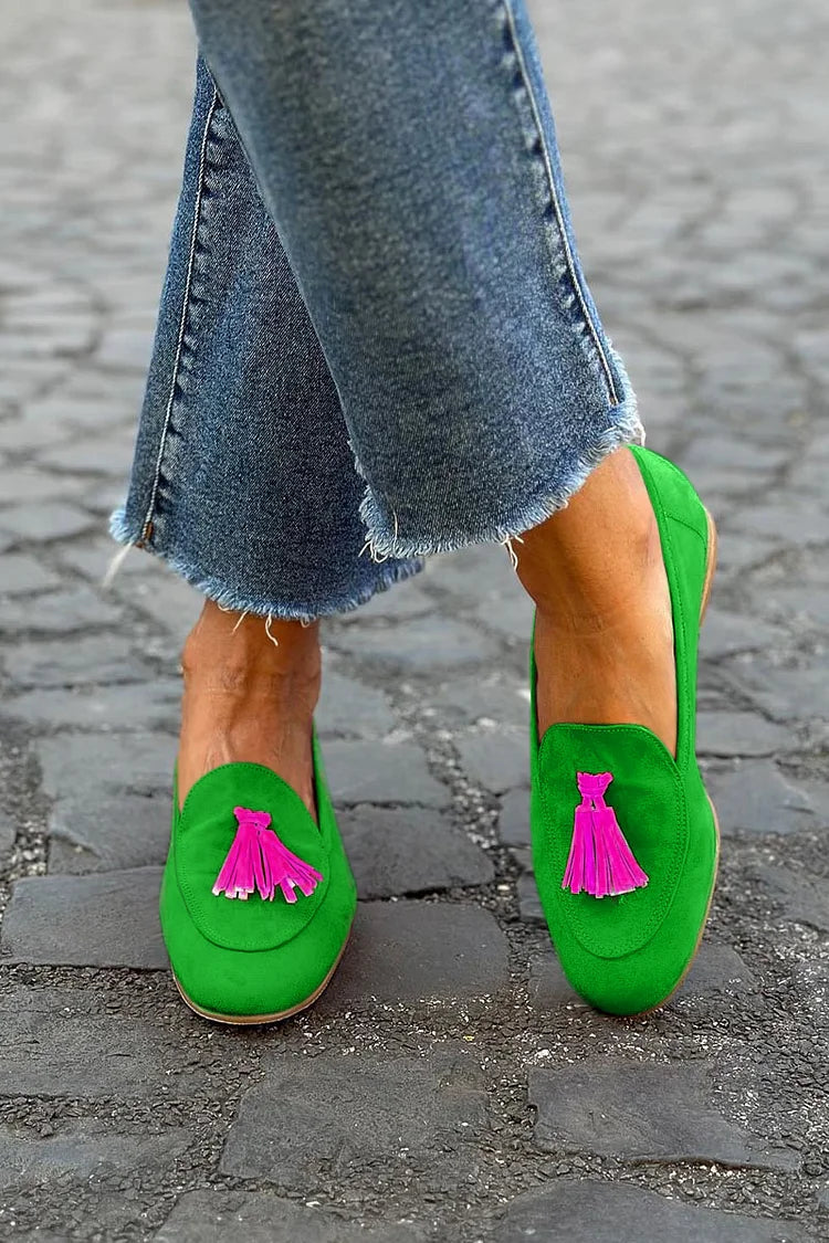 Mandy™ | Tassel-Embellished Loafer for Playful, All-Day Comfort