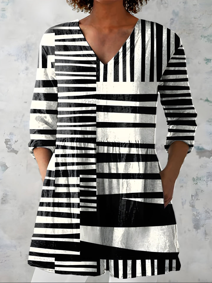 Sienna™ Long Blouse with V-Neck