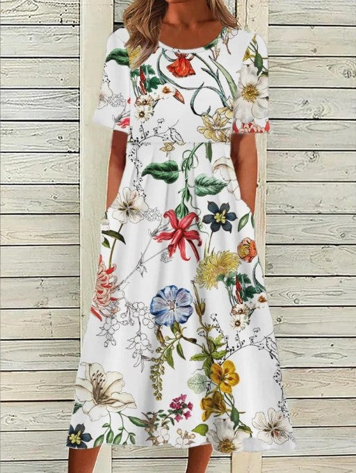 Women’s Dress | Printed Floral Midi