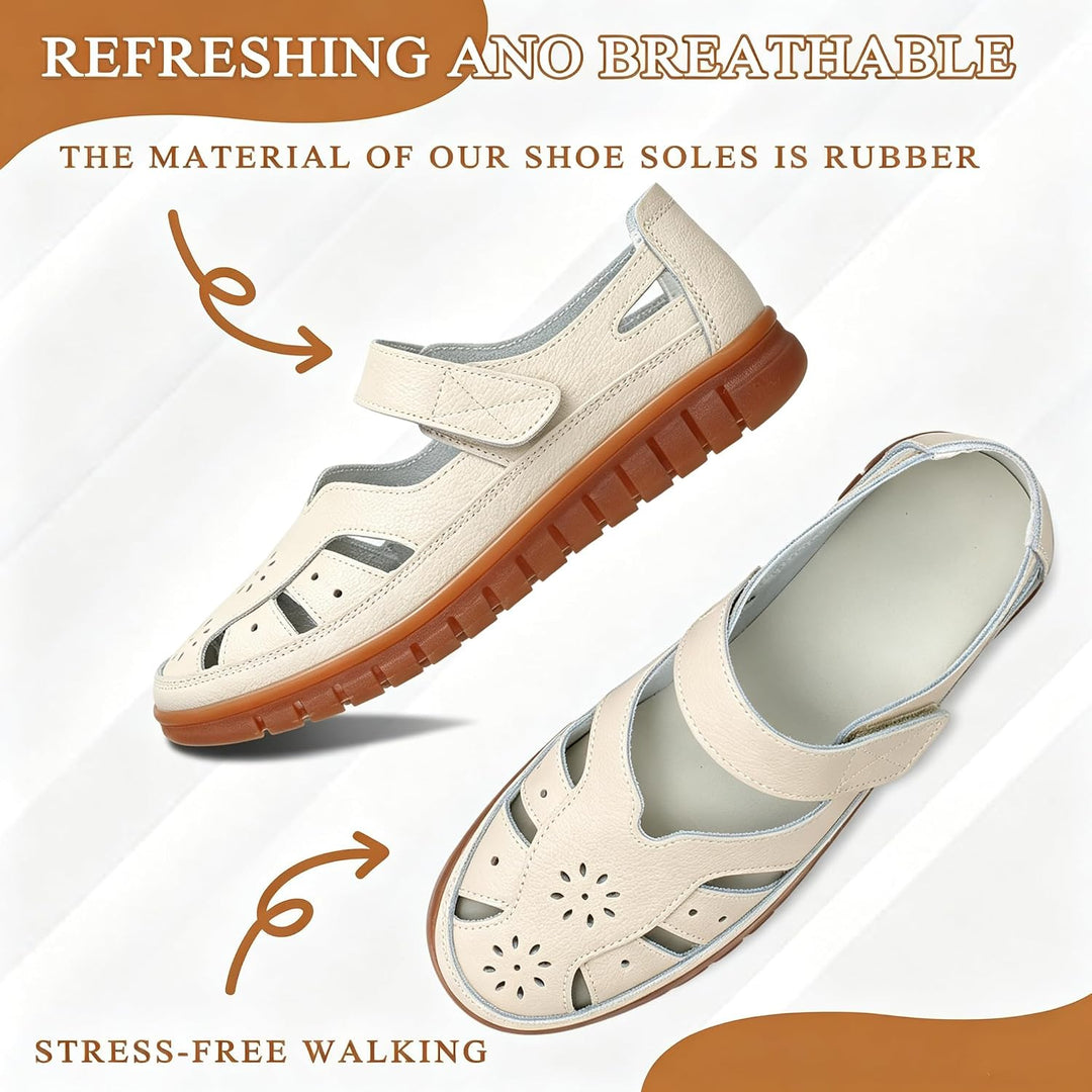 Vivienne™ | Closed-Toe Fisherman Sandals
