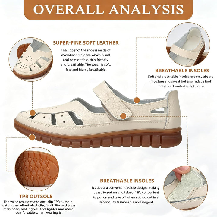 Vivienne™ | Closed-Toe Fisherman Sandals