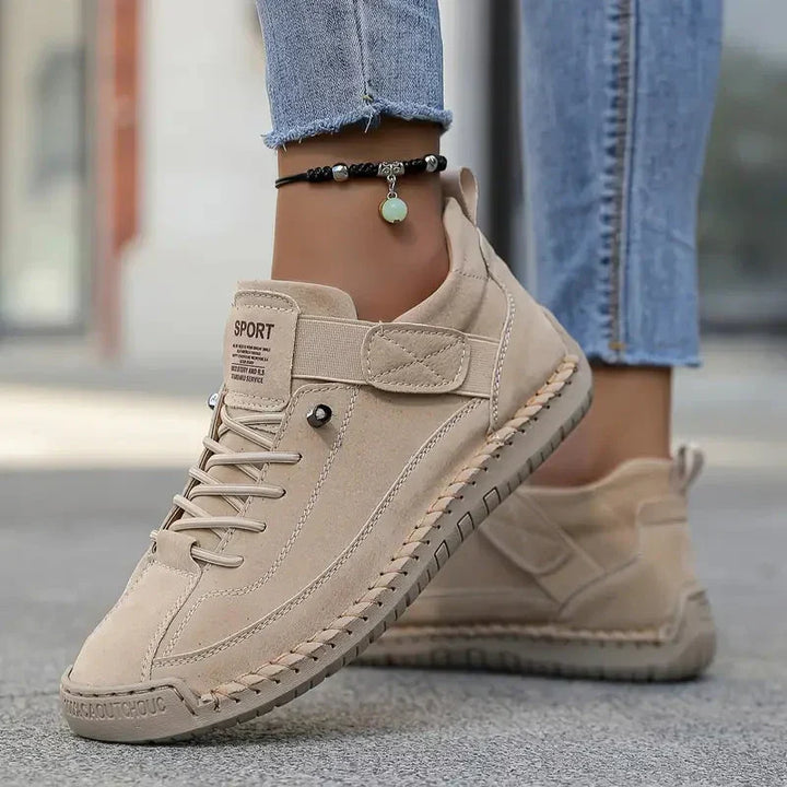 Clover comfort sneakers for women, side view showing the cushioned sole