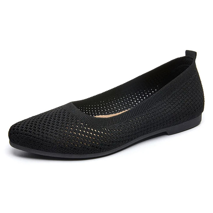 The Soleil Flat – Breathable Mesh Slip-On Walking Loafer