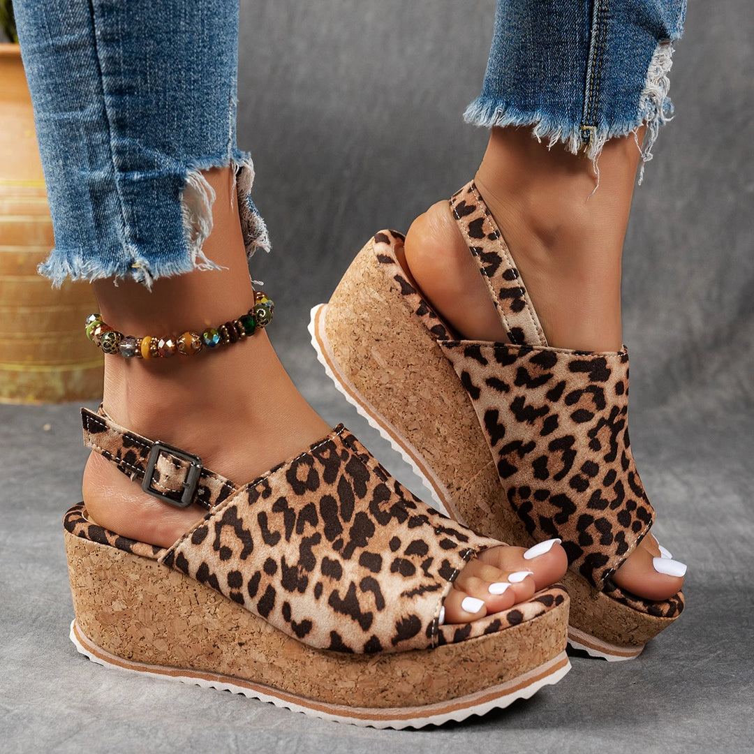 Cassandra™ | Cork Wedge Sandals
