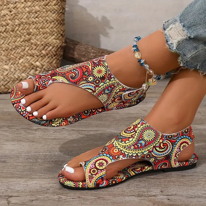 Selena™ | Bohemian Flat Sandal for Effortless Summer Style
