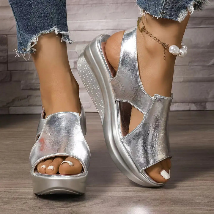 Celeste™ | Chic Platform Wedge Sandal for All-Day Comfort