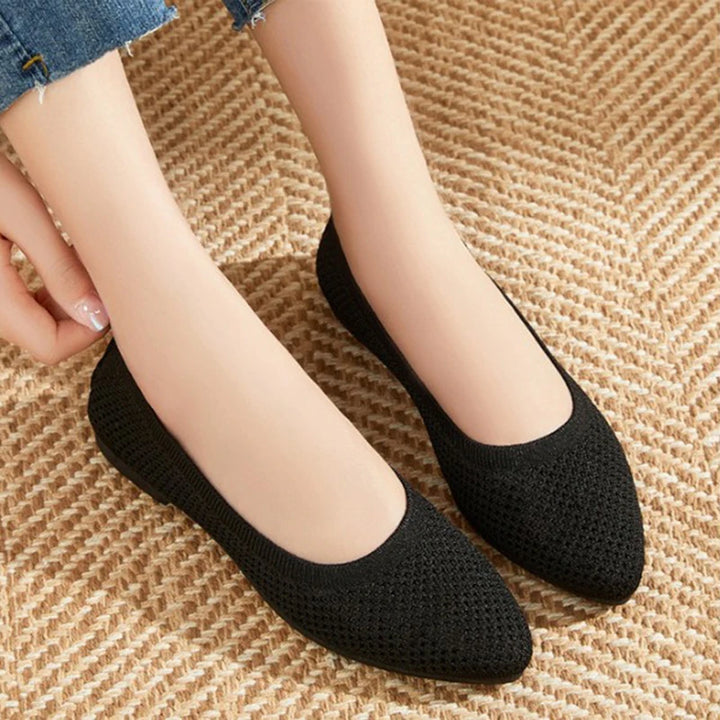 The Soleil Flat – Breathable Mesh Slip-On Walking Loafer