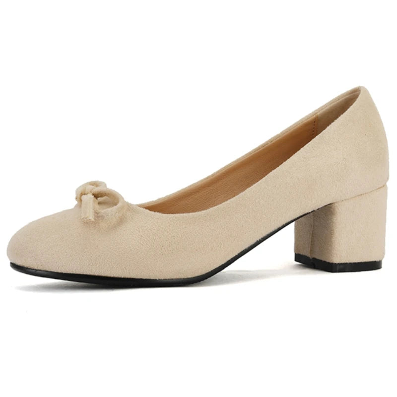 Eleanor™ | Bow Block Heel Pumps