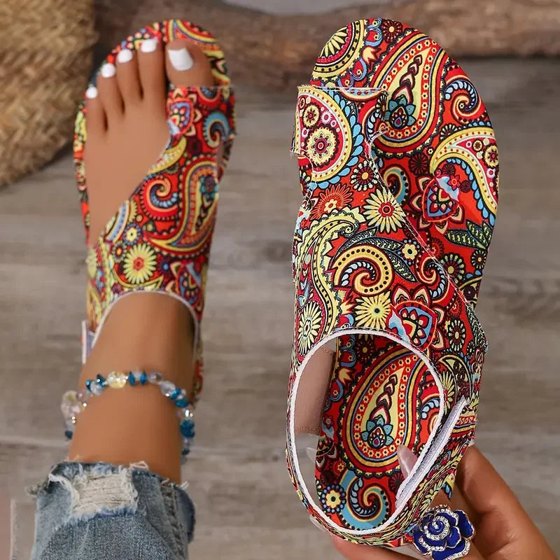 Selena™ | Bohemian Flat Sandal for Effortless Summer Style