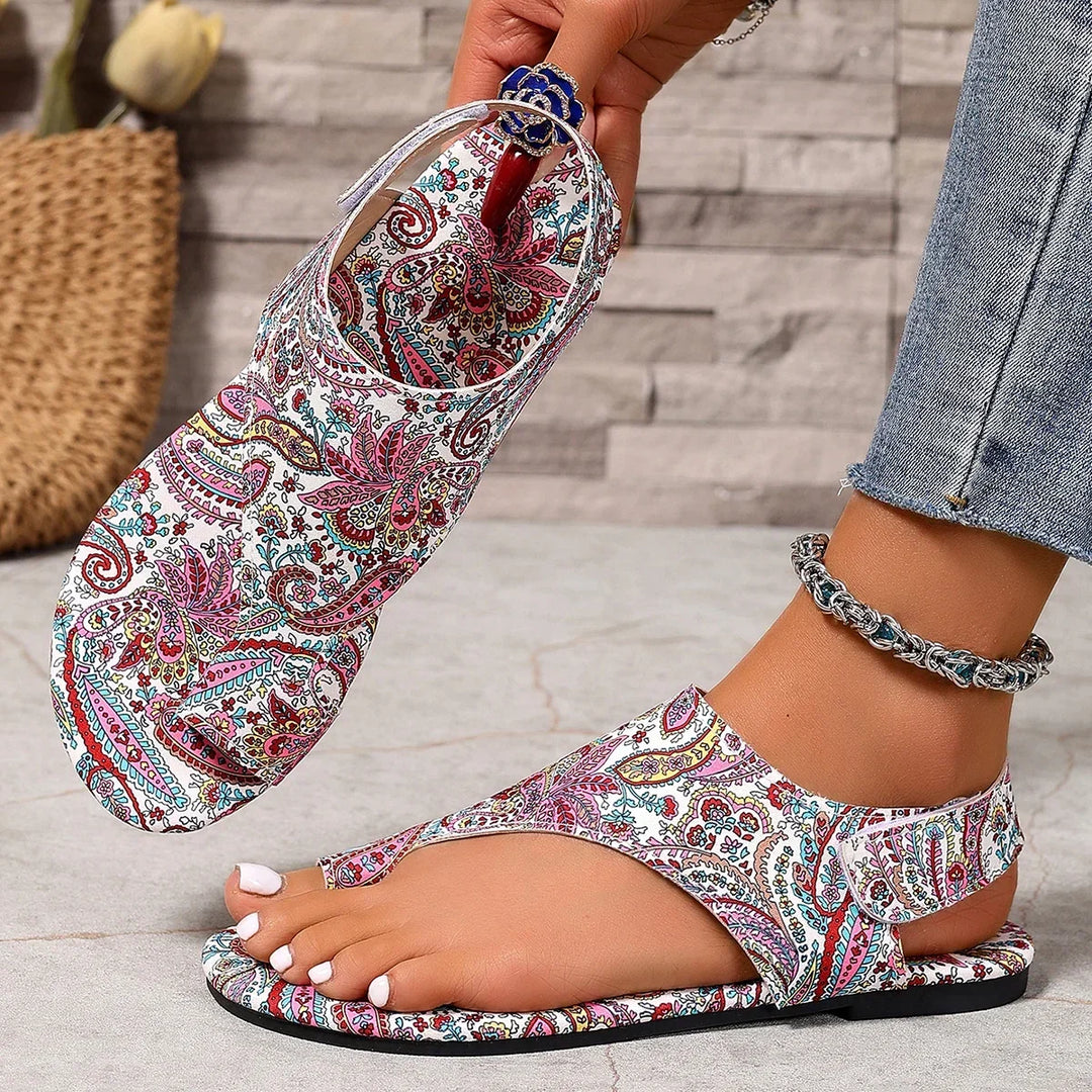 Selena™ | Bohemian Flat Sandal for Effortless Summer Style