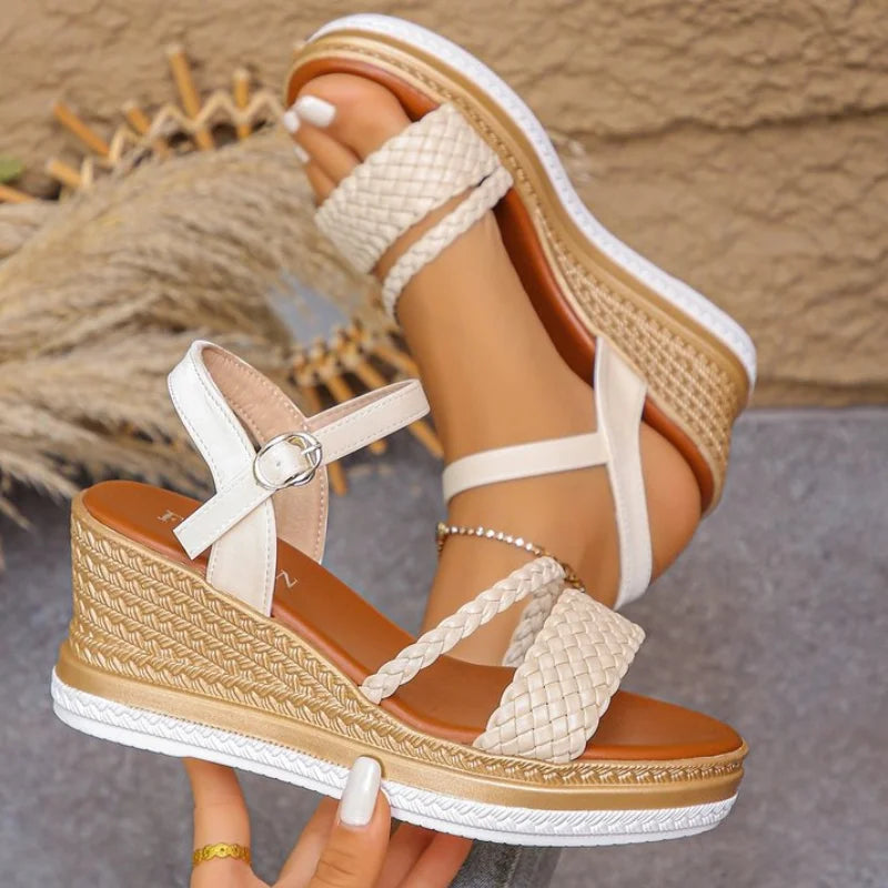Marisol™ | Elegant Platform Wedge Sandal for All-Day Comfort