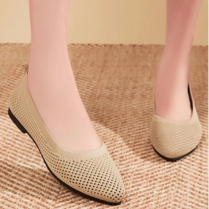 The Soleil Flat – Breathable Mesh Slip-On Walking Loafer