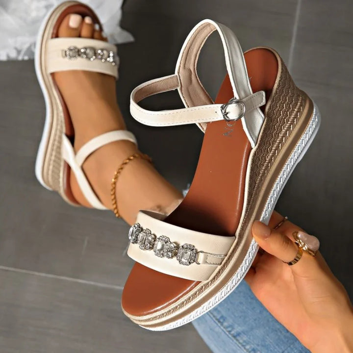 Marisol™ | Elegant Platform Wedge Sandal for All-Day Comfort