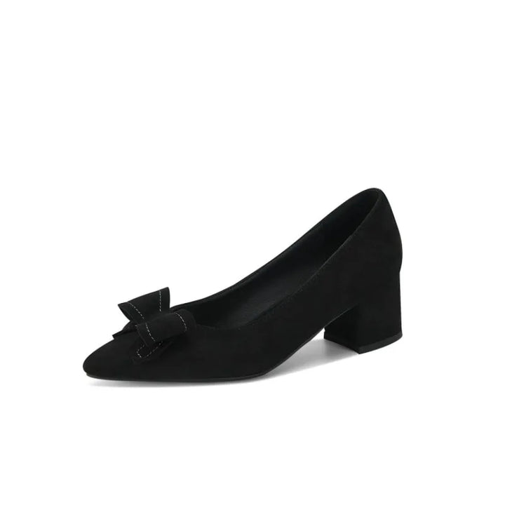 Serafina Elegance Heels – Timeless Bow Detail Pumps