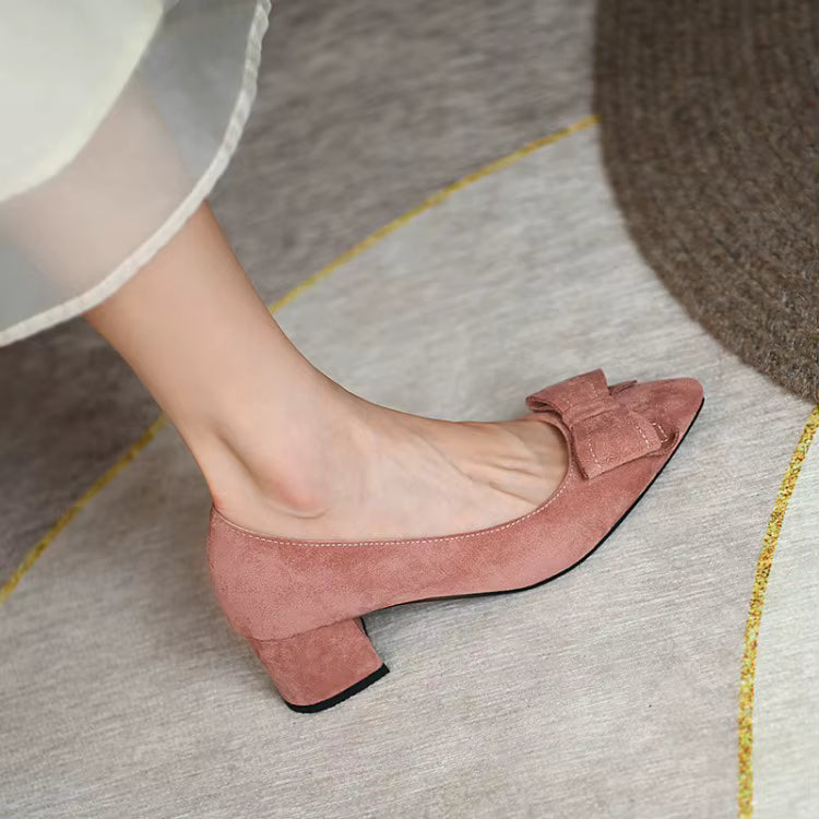 Serafina Elegance Heels – Timeless Bow Detail Pumps