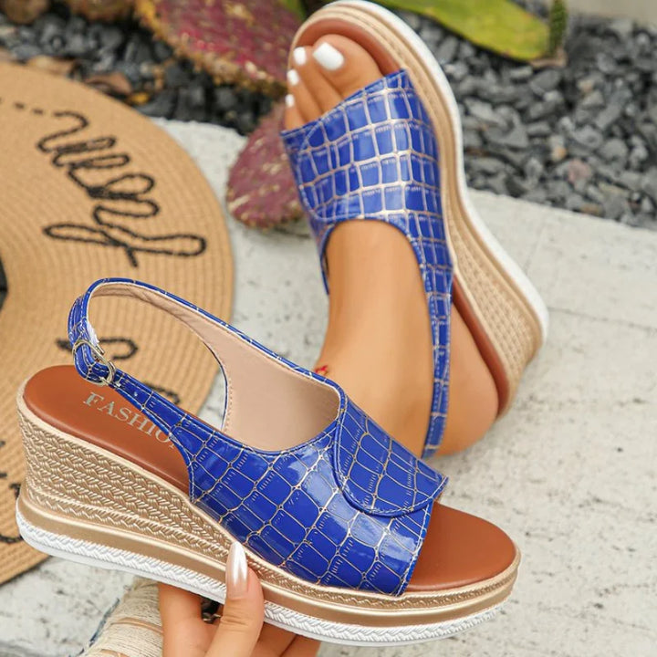 Marisol™ | Elegant Platform Wedge Sandal for All-Day Comfort