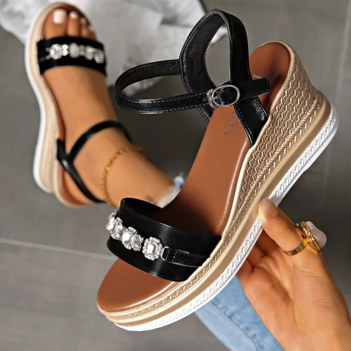 Marisol™ | Elegant Platform Wedge Sandal for All-Day Comfort