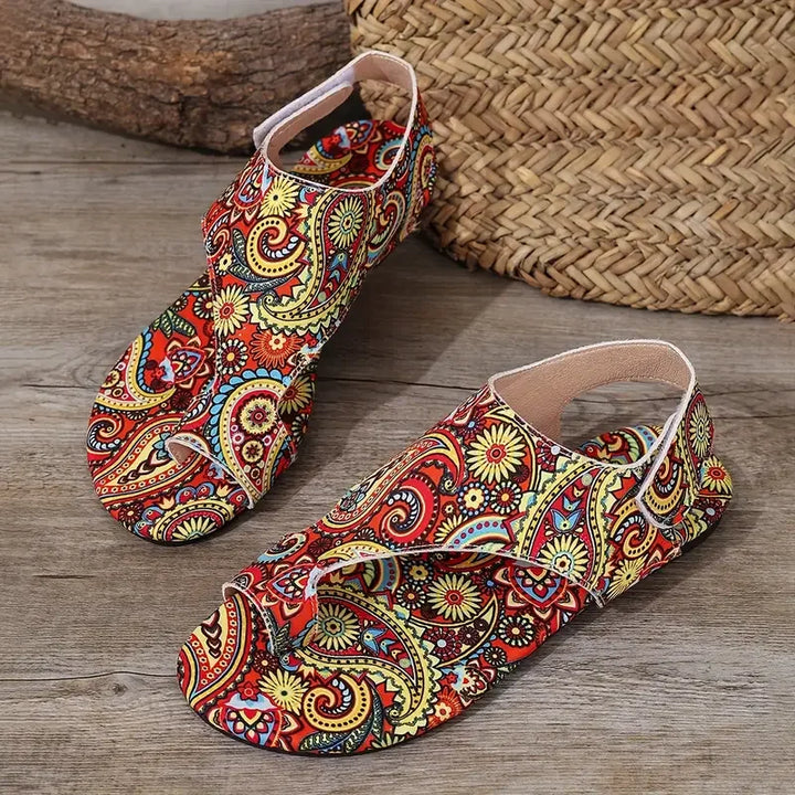 Selena™ | Bohemian Flat Sandal for Effortless Summer Style