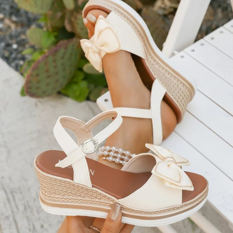 Marisol™ | Elegant Platform Wedge Sandal for All-Day Comfort