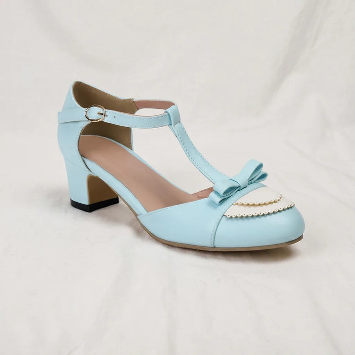 Evanie™ | Feminine Bow Heeled Sandal for All-Day Elegance