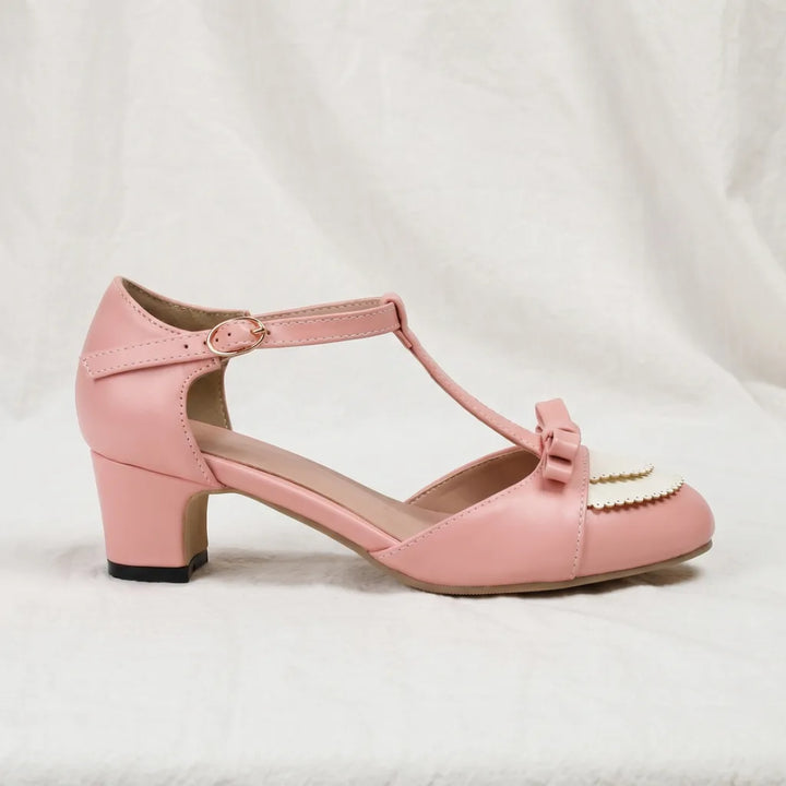 Evanie™ | Feminine Bow Heeled Sandal for All-Day Elegance