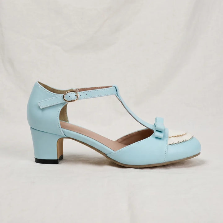 Evanie™ | Feminine Bow Heeled Sandal for All-Day Elegance