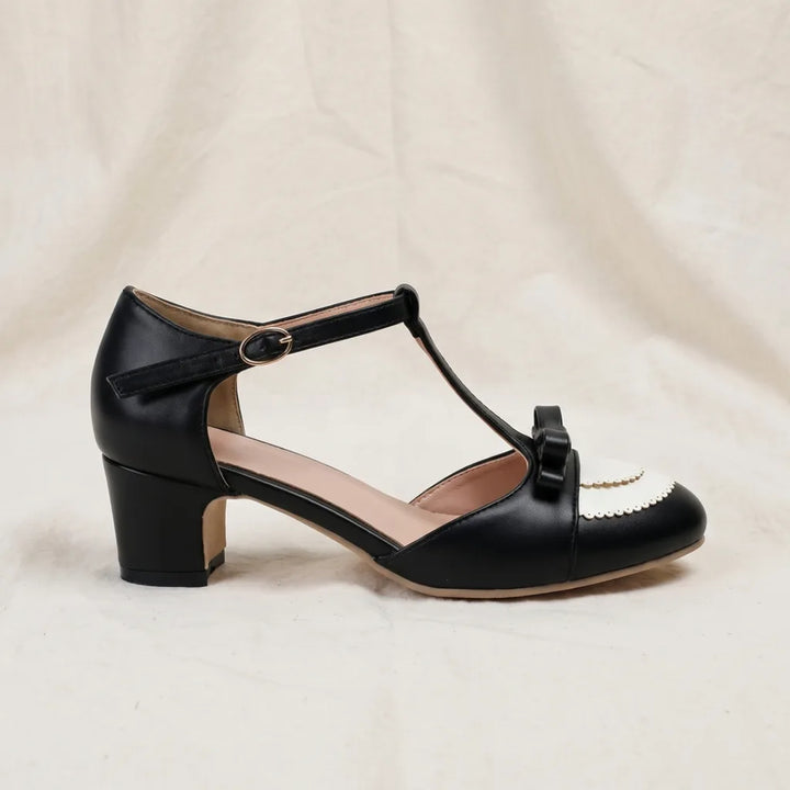 Evanie™ | Feminine Bow Heeled Sandal for All-Day Elegance