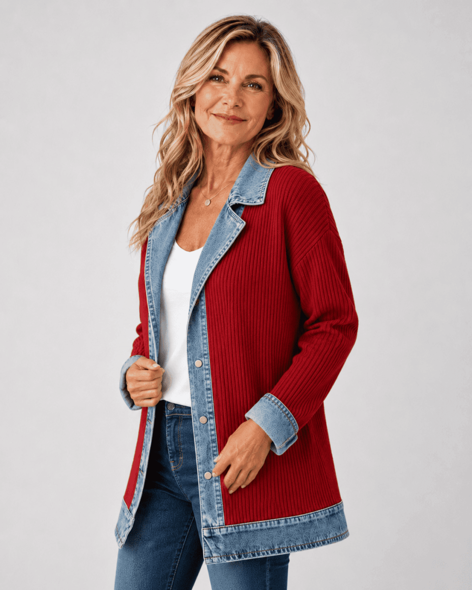 Nora™ | Relaxed Stretch Denim Jacket
