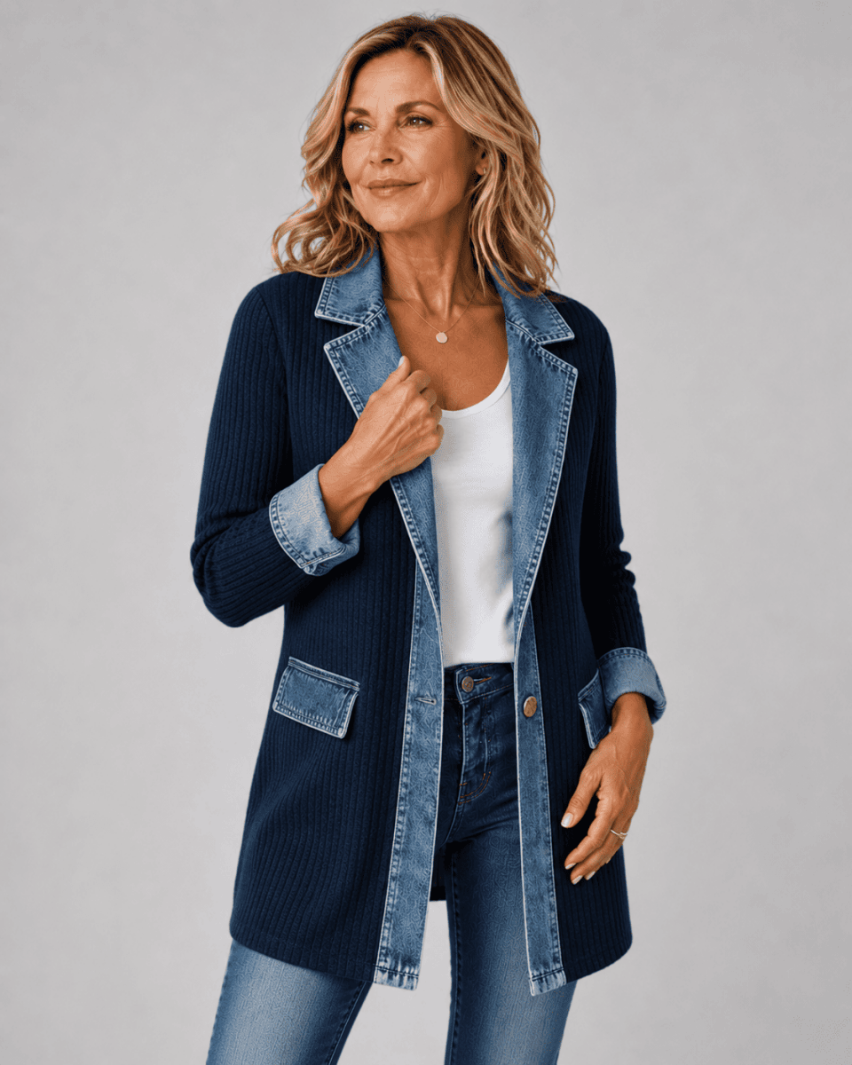 Nora™ | Relaxed Stretch Denim Jacket
