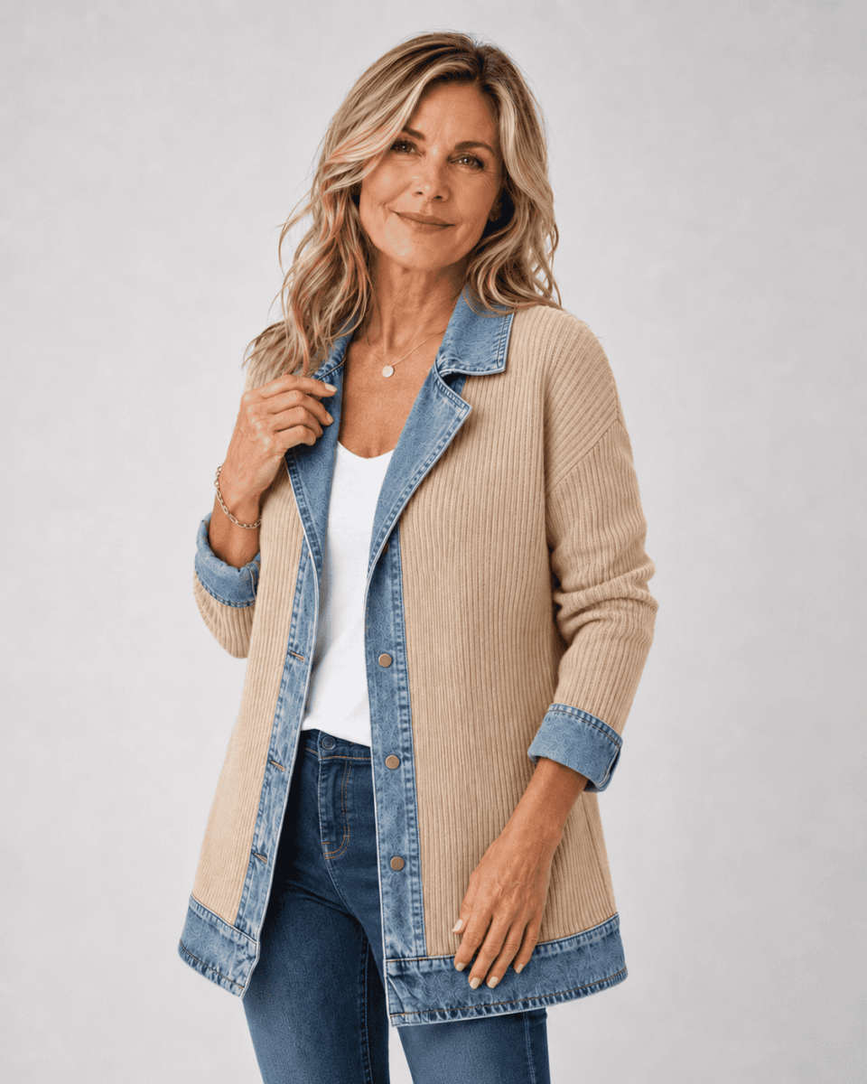 Nora™ | Relaxed Stretch Denim Jacket