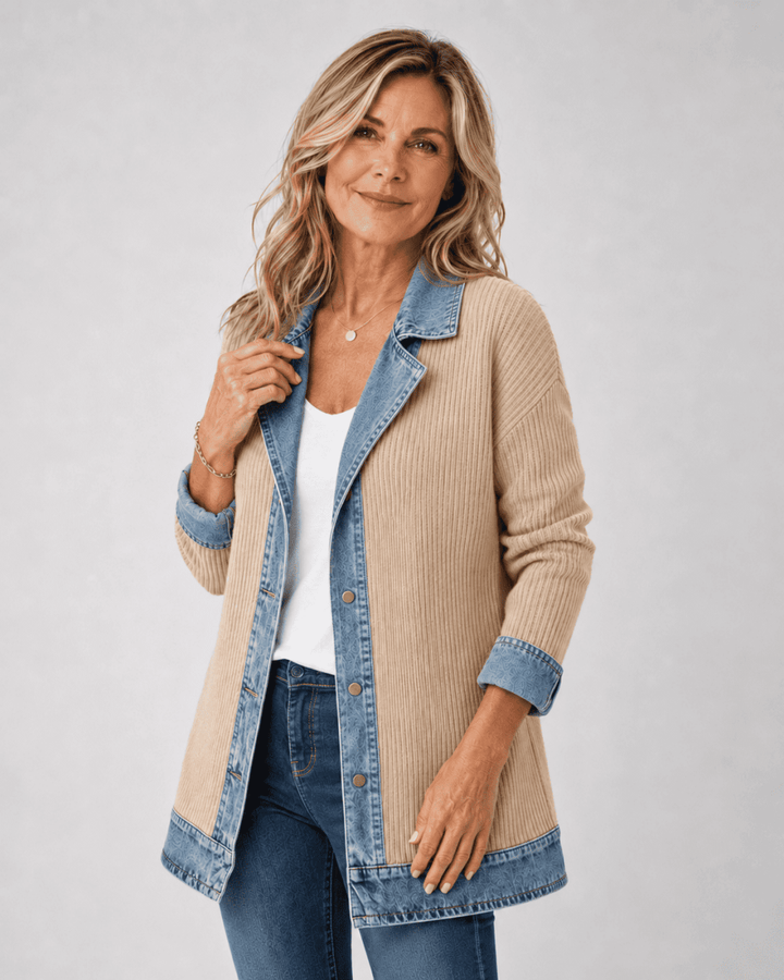 Nora™ | Relaxed Stretch Denim Jacket