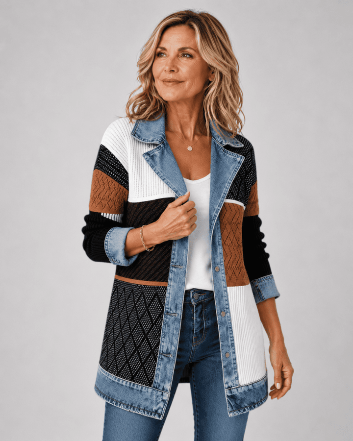 Nora™ | Relaxed Stretch Denim Jacket