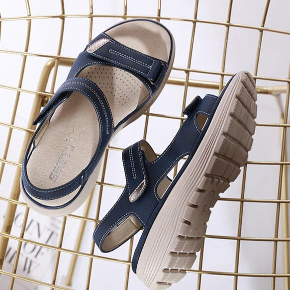 Maevis | Women's Open Toe Adjustable Strap Platform Sandal