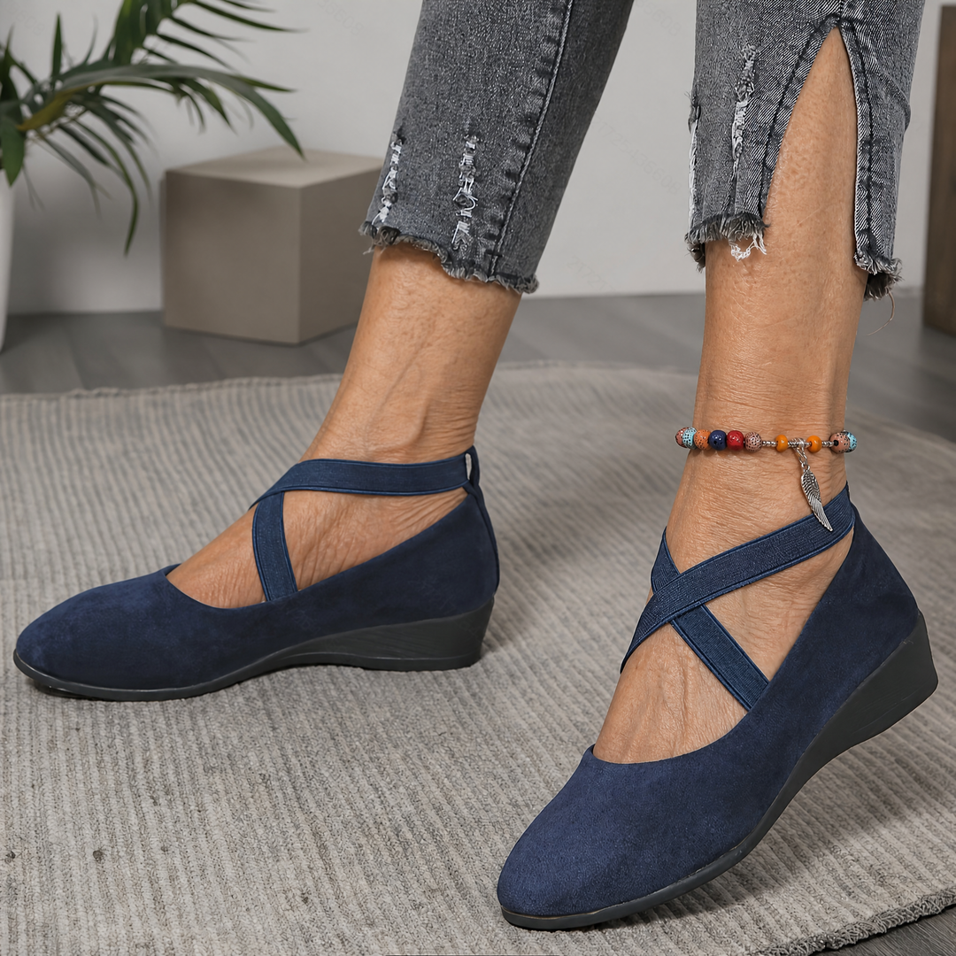 Elise™ | Crossover Comfort Wedges