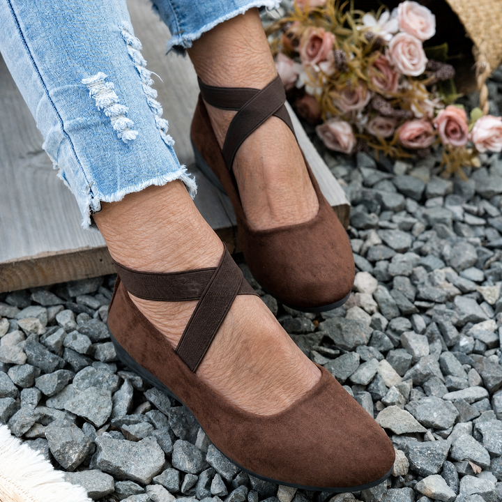 Elise™ | Crossover Comfort Wedges