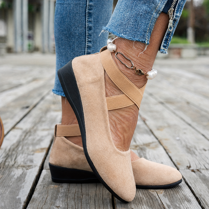 Elise™ | Crossover Comfort Wedges