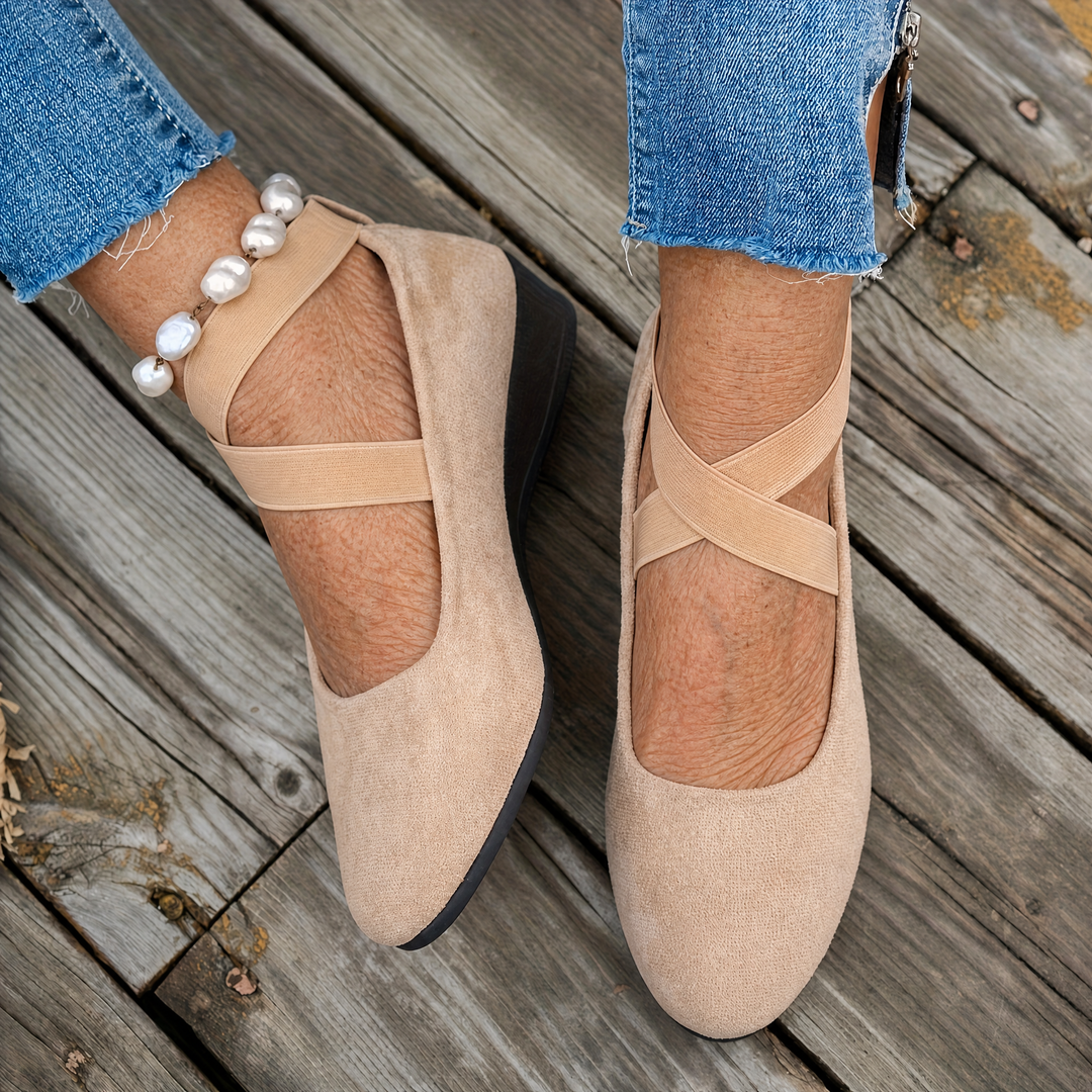 Elise™ | Crossover Comfort Wedges