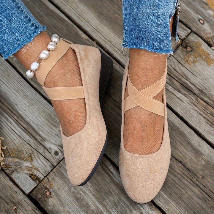 Elise™ | Crossover Comfort Wedges