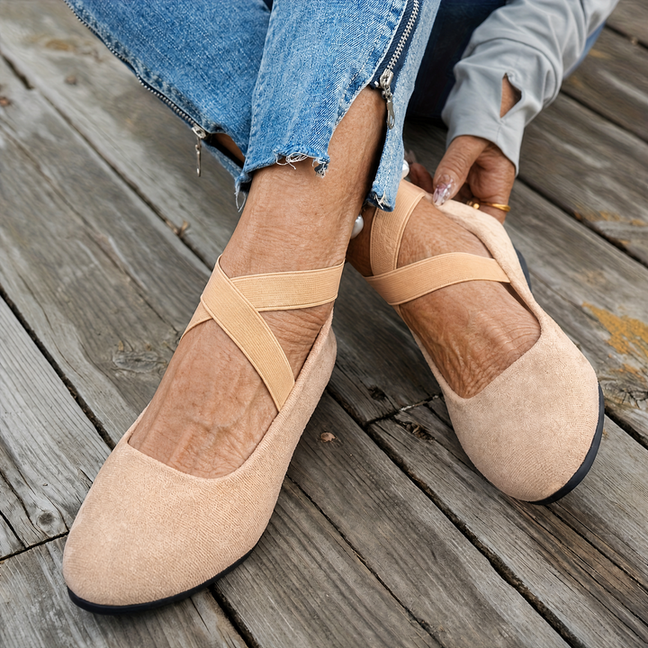 Elise™ | Crossover Comfort Wedges