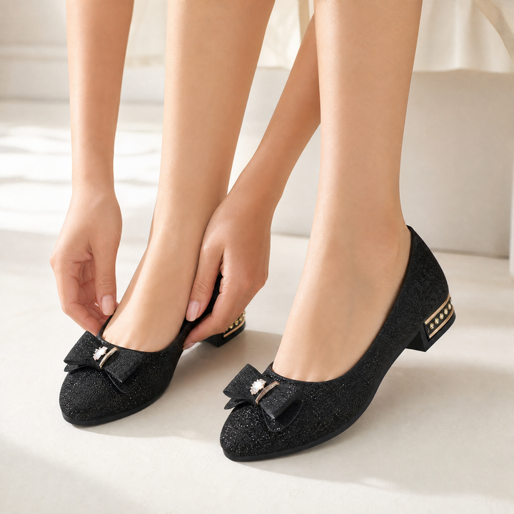 Valerie™ | Elegant Bow-Detail Flat for Effortless Everyday Style