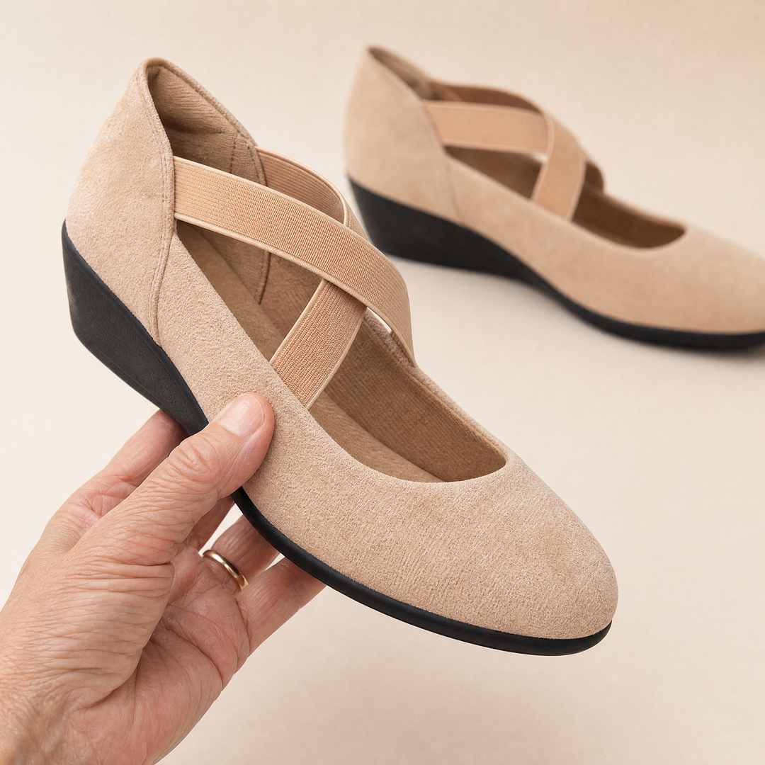 Elise™ | Crossover Comfort Wedges