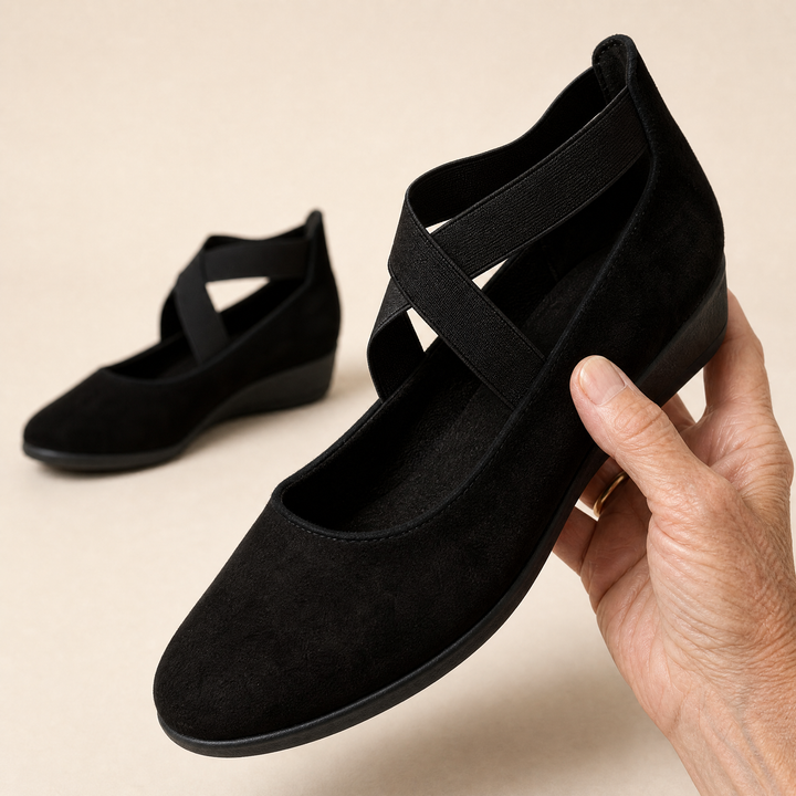 Elise™ | Crossover Comfort Wedges