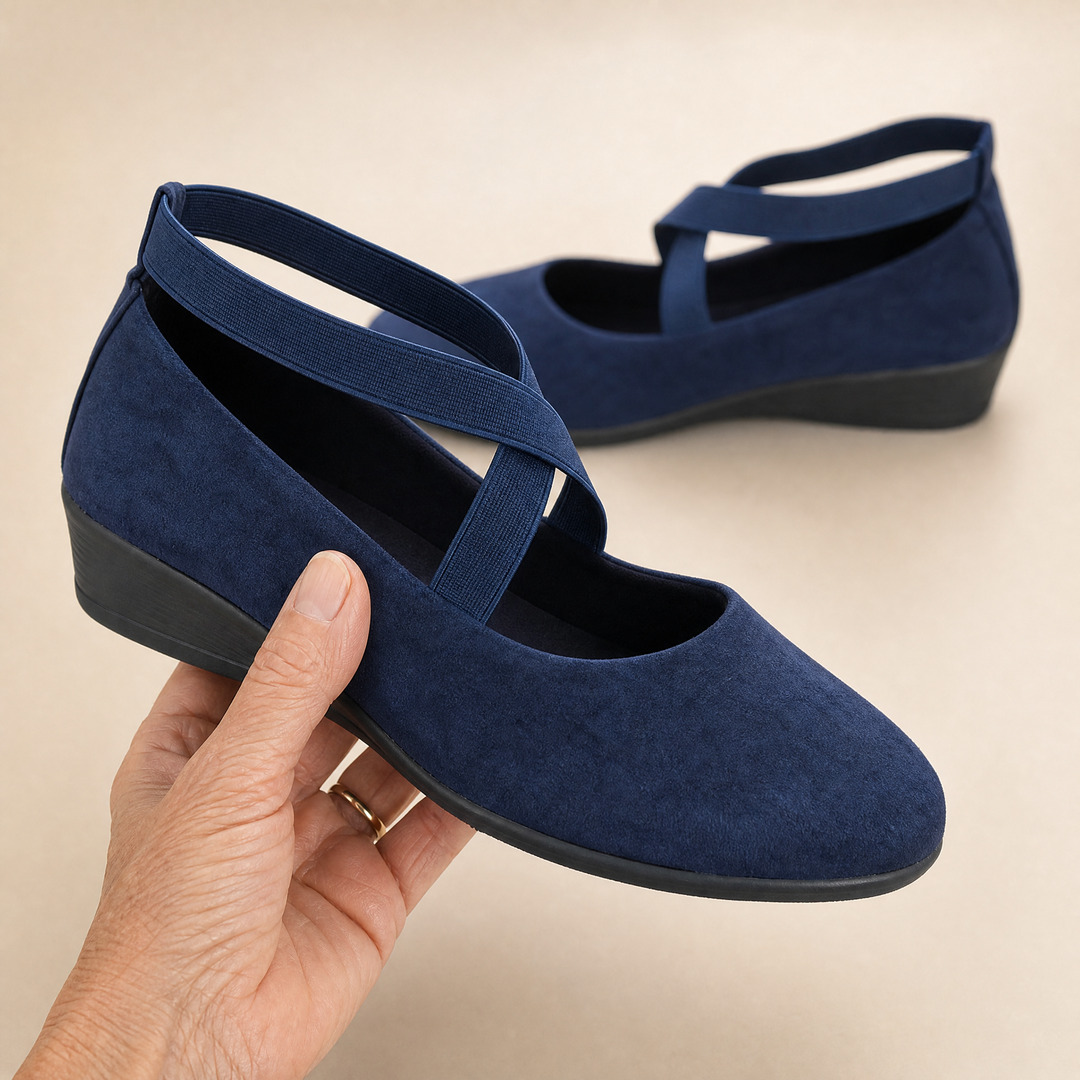 Elise™ | Crossover Comfort Wedges