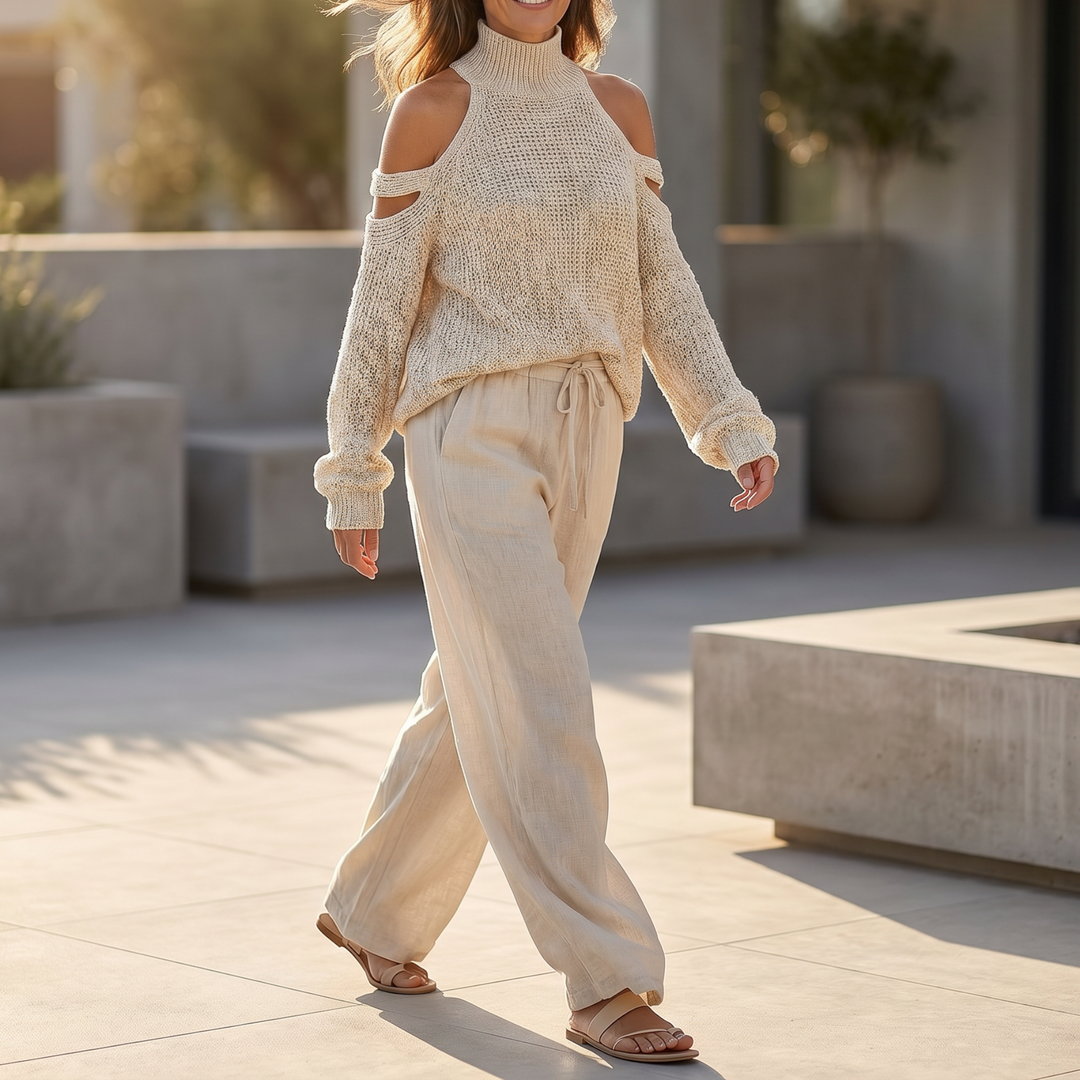 Alessia | Off-Shoulder Two-Piece Set