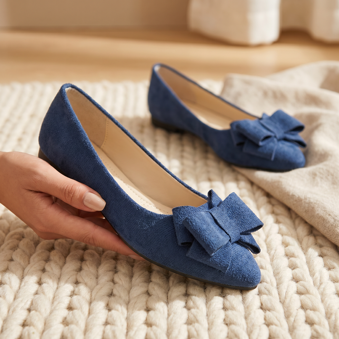 Valeria Bellezza Bow Comfort Flats